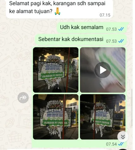 Pengiriman Papan Bunga Selamat Lengkong Gudang