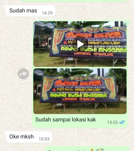 Pengiriman Papan Bunga Lengkong Gudang