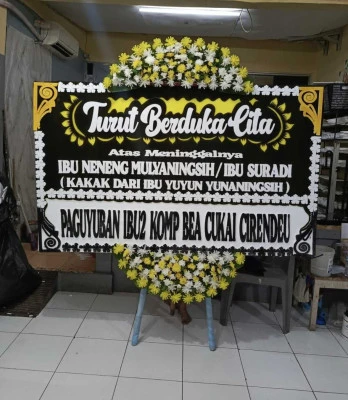 Papan Bunga di Lengkong Gudang